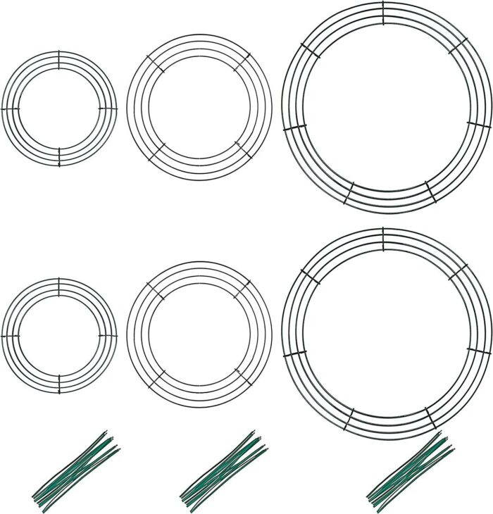 Pack of 6 wreath frame